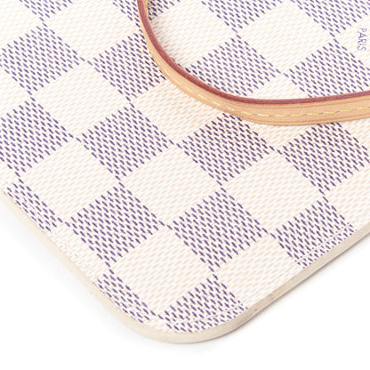 Louis Vuitton Damier Azur Neverfull PM Pochette 5 of 7