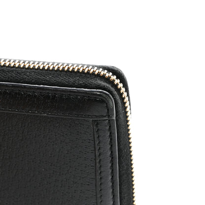 Gucci Calfskin Web Ophidia Zip Around Wallet Black 9 of 11