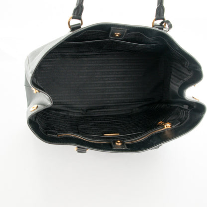 Prada Saffiano Lux Large Tote Nero Black 5 of 10