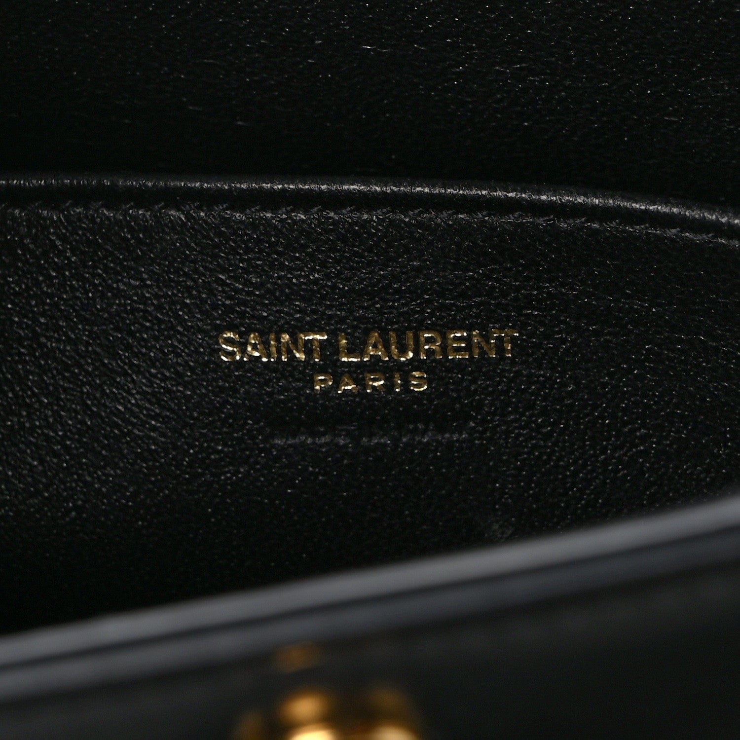 Saint Laurent SAINT LAURENT Calfskin Monogram Baby Cabas Black 6 of 13