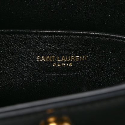 Saint Laurent SAINT LAURENT Calfskin Monogram Baby Cabas Black 6 of 13