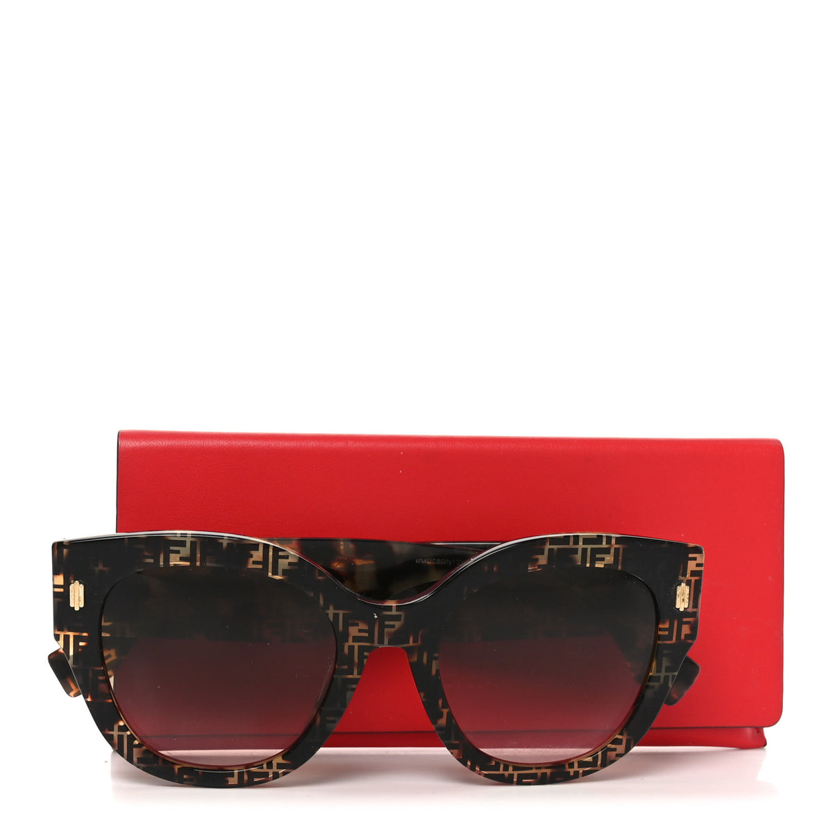 Fendi Acetate Fendi Roma Cat Eye Sunglasses FF 0435/S Havana  display picture 1