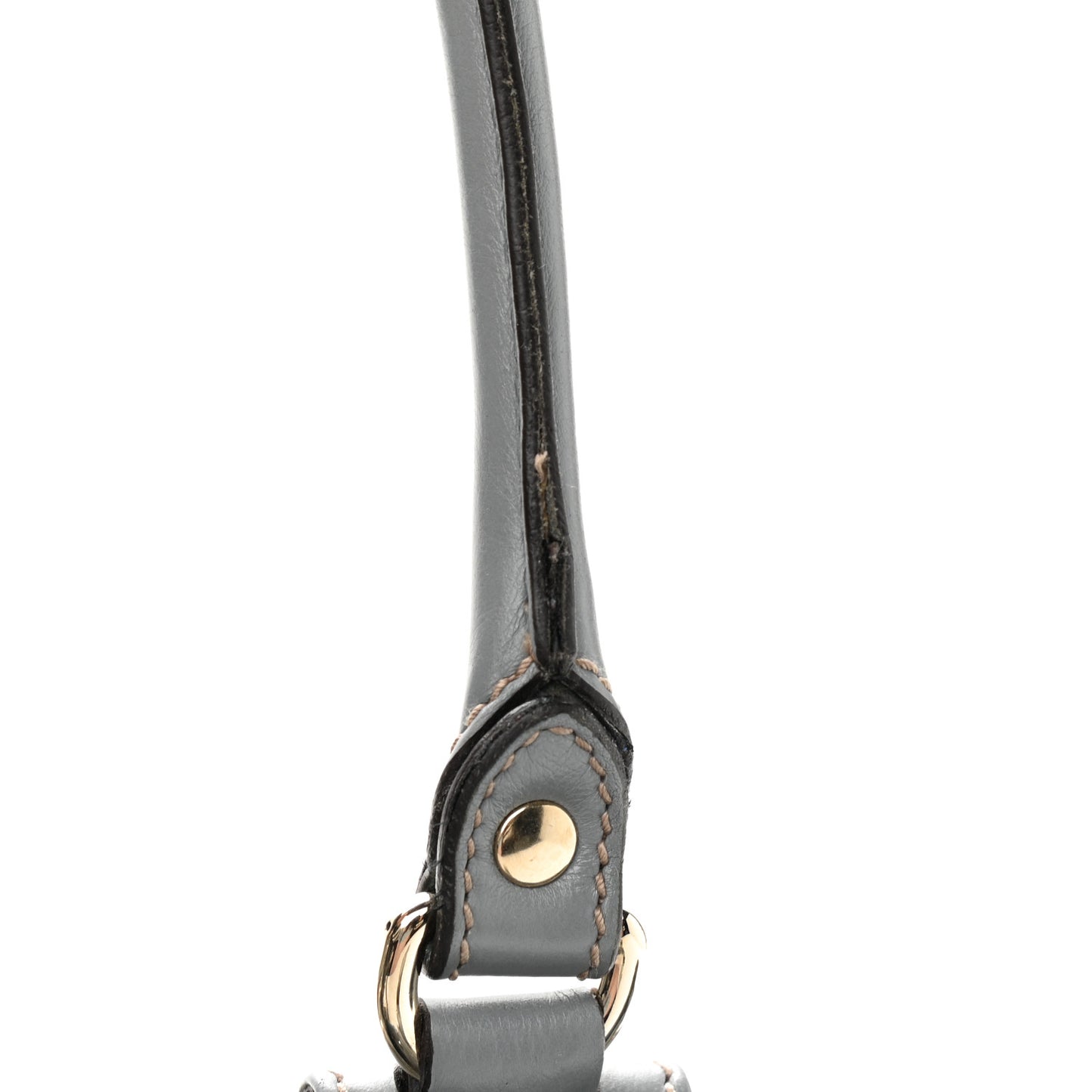Calfskin Studded Pelham Tote Grey