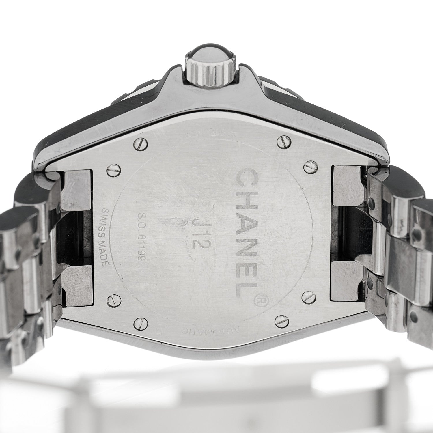 Chanel Titanium Ceramic 38mm J12 Chromatic Automatic Watch 4 of 5