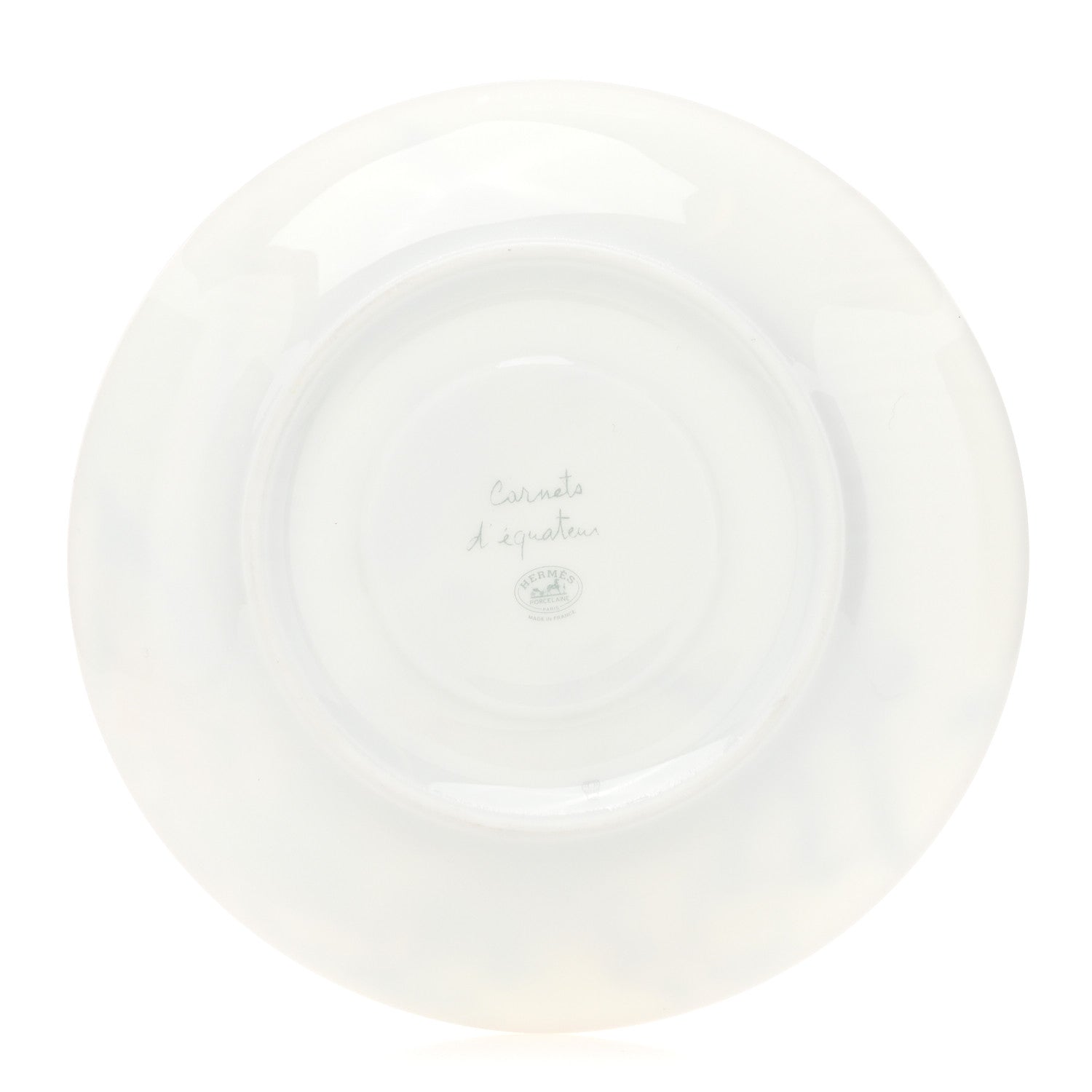 Hermes Porcelain Carnets d'Equateur Tea Cup and Saucer Set of 2 6 of 9