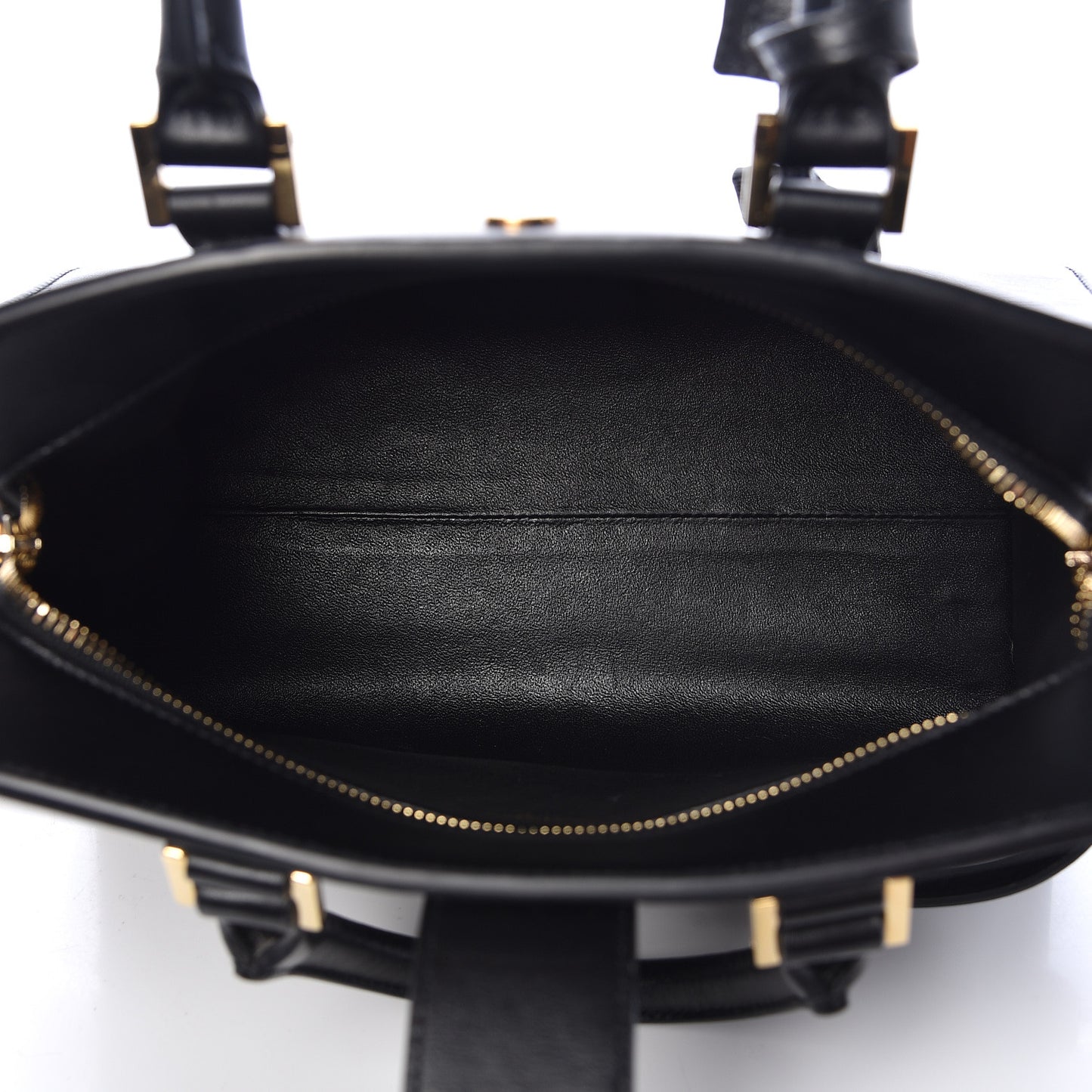 Calfskin Monogram Baby Cabas Black