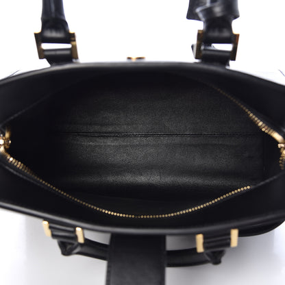 Saint Laurent Calfskin Monogram Baby Cabas Black 5 of 10