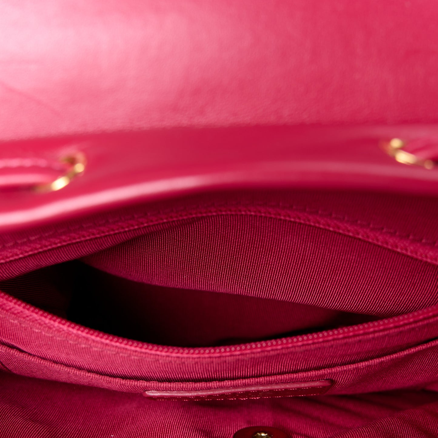 Lambskin Chevron Quilted Small Urban Spirit Backpack Dark Pink