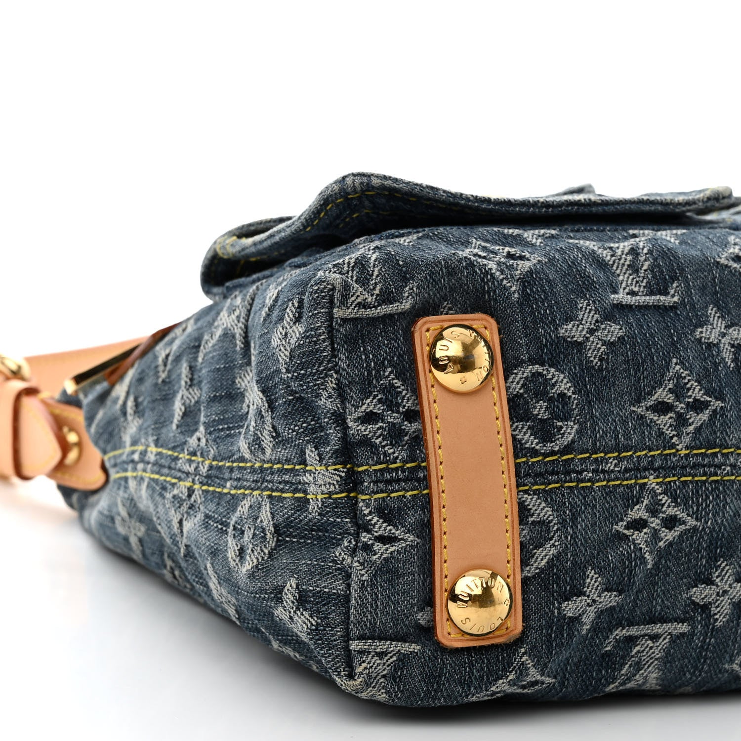 Louis Vuitton Monogram Denim Baggy PM Blue 9 of 10