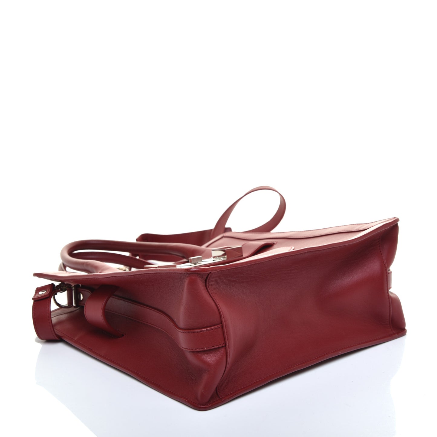 Calfskin PS11Tote Crimson