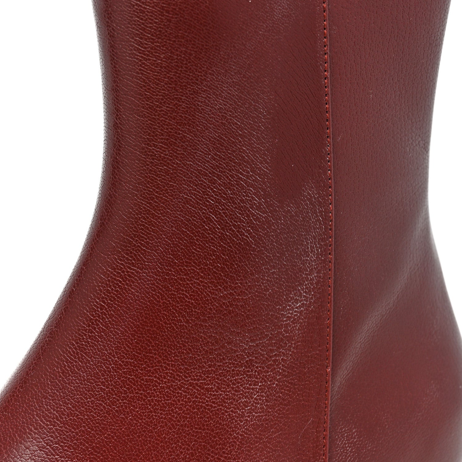 Gucci Goatskin Hills Logo Ankle Boots 36.5 Burgundy Beige 13 of 13