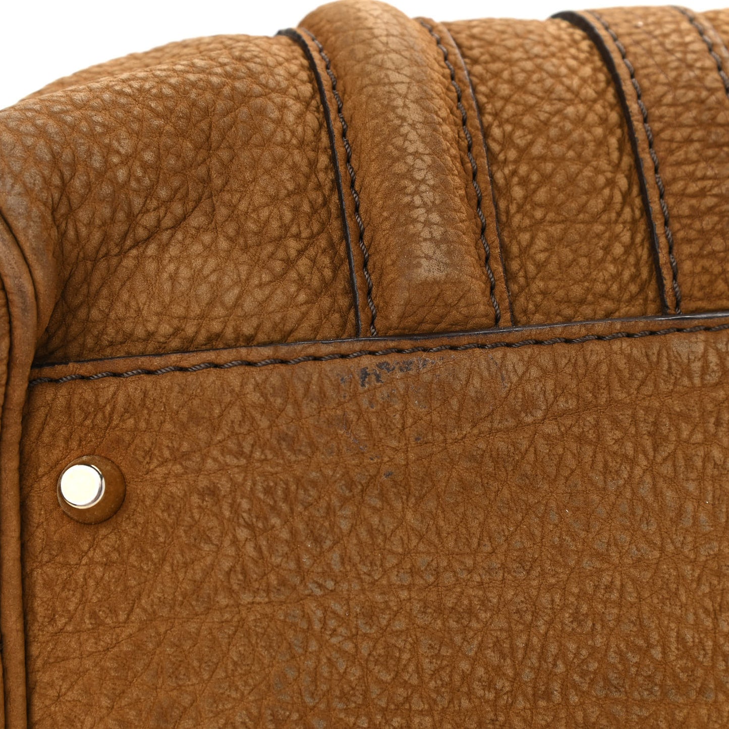 Nubuck Medium Nevinson Bowling Bag Brown