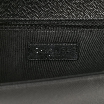 Chanel Caviar Quilted New Medium Boy Flap Black 6 of 11