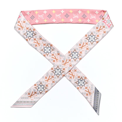 Louis Vuitton Silk Monogram Flowers Forever Bandeau Rose Clair 1 of 3