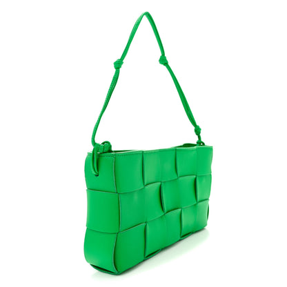 Bottega Veneta Calfskin Maxi Intrecciato Cassette Pouch On Strap Parakeet 3 of 11