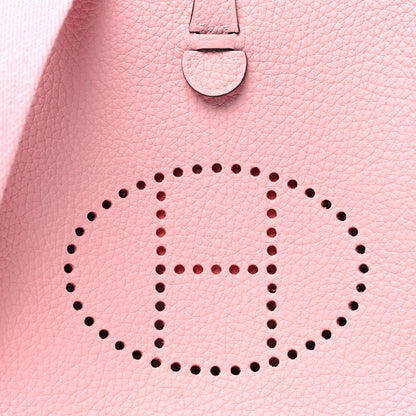 Hermes Taurillon Clemence Evelyne TPM Rose Sakura 8 of 11