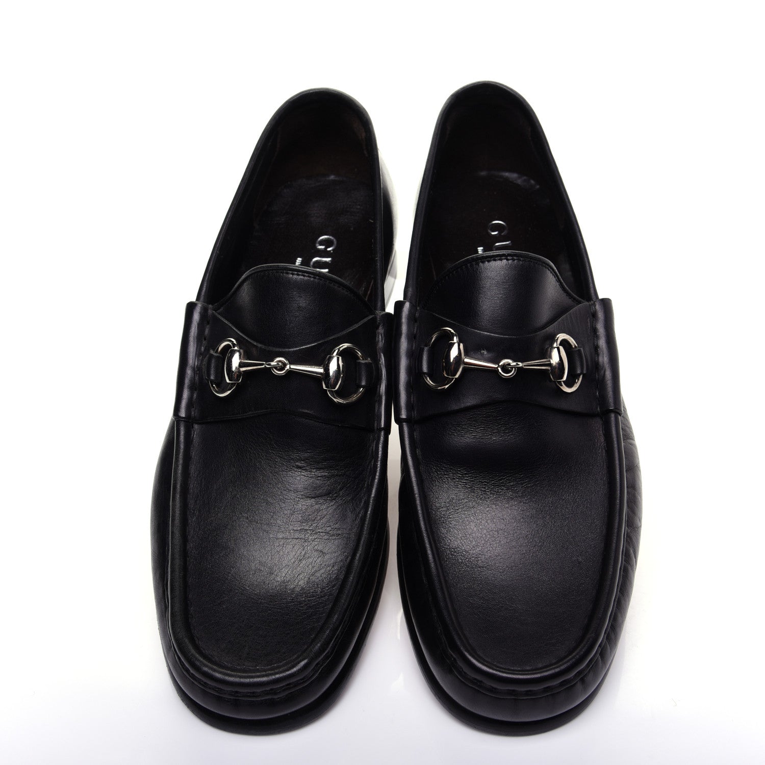 Gucci Calfskin Mens 1953 Horsebit Loafers 8 Black 9 of 13