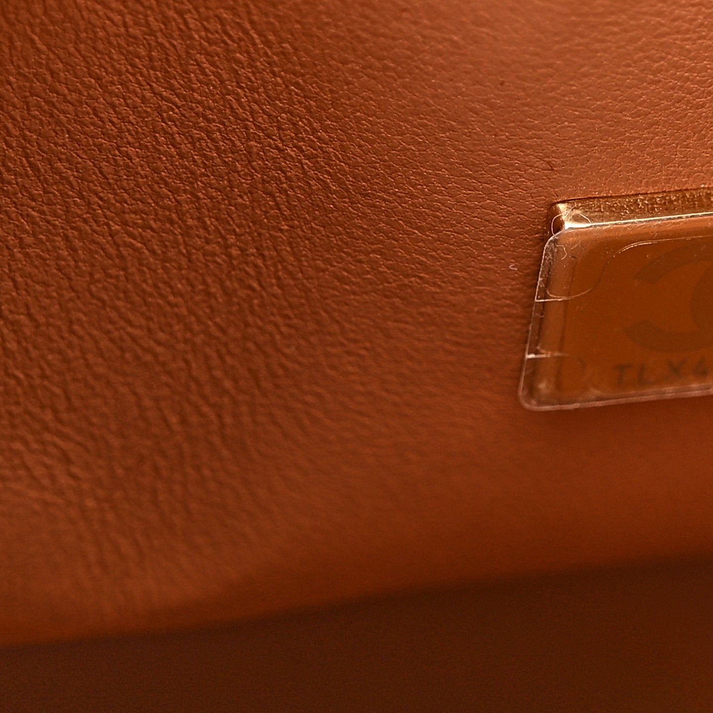 Lambskin Quilted Small Double Flap Brown