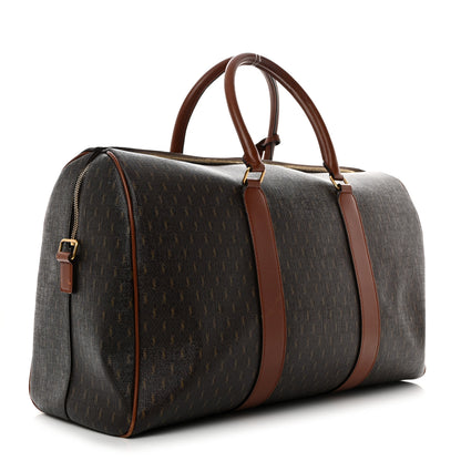 Saint Laurent Canvas Smooth Calfskin Le Monogramme Duffle Chestnut 2 of 14