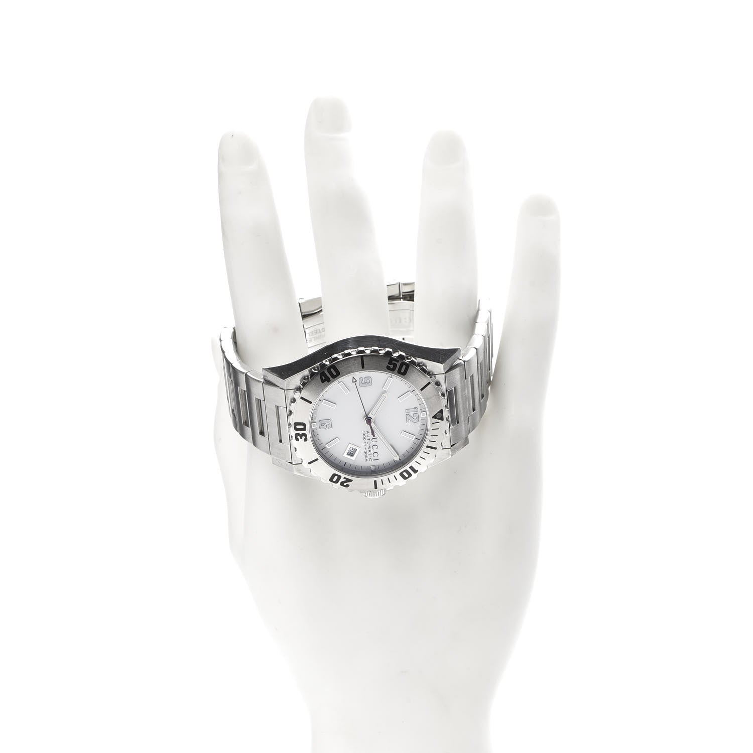 Gucci Stainless Steel 44mm Pantheon Automatic Watch 2 of 6
