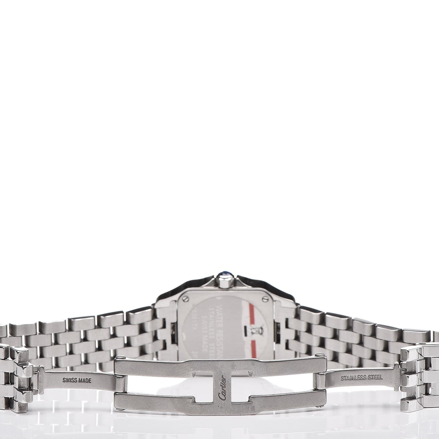 Stainless Steel 20mm Santos Demoiselle Quartz Watch