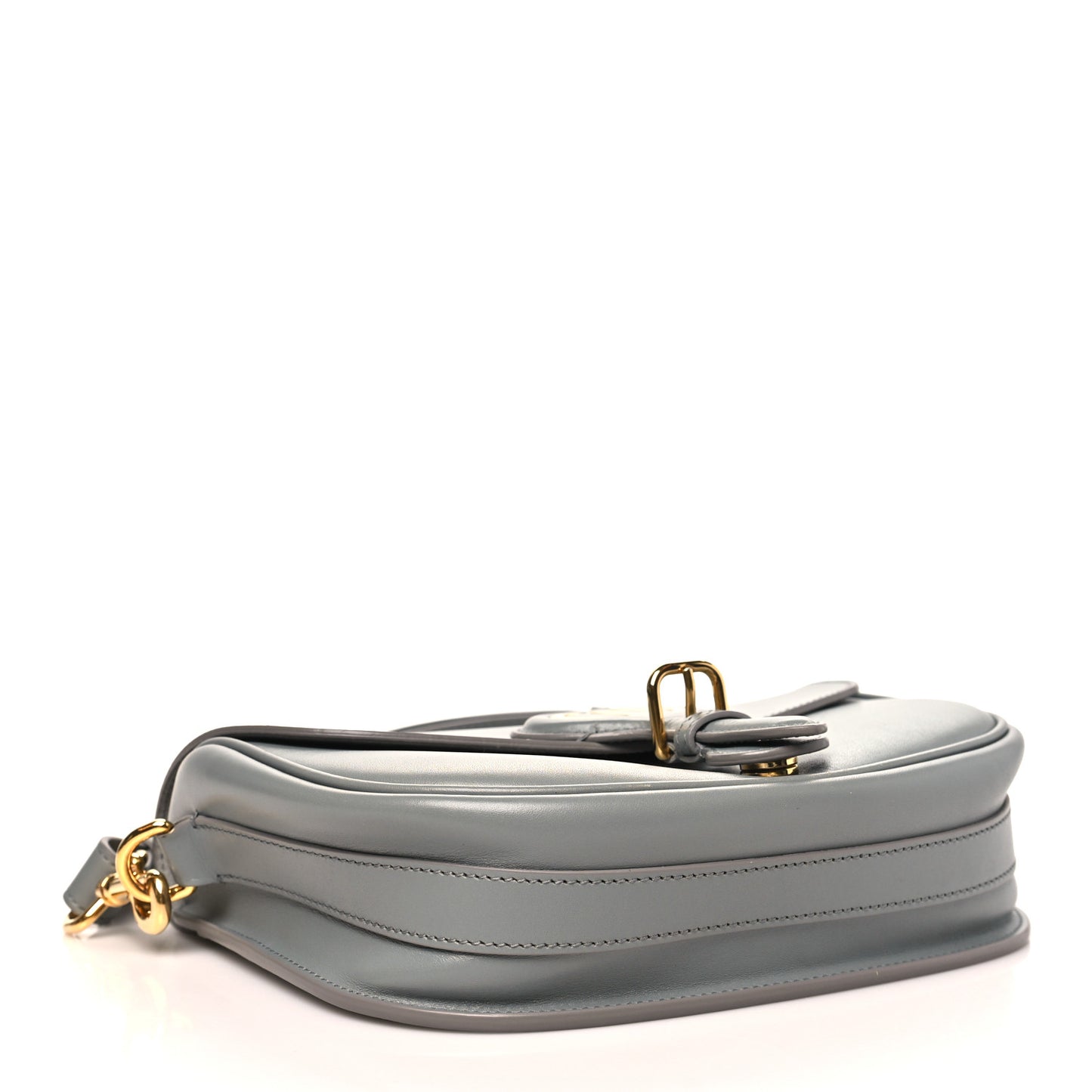 Box Calfskin Medium Bobby Flap Gray