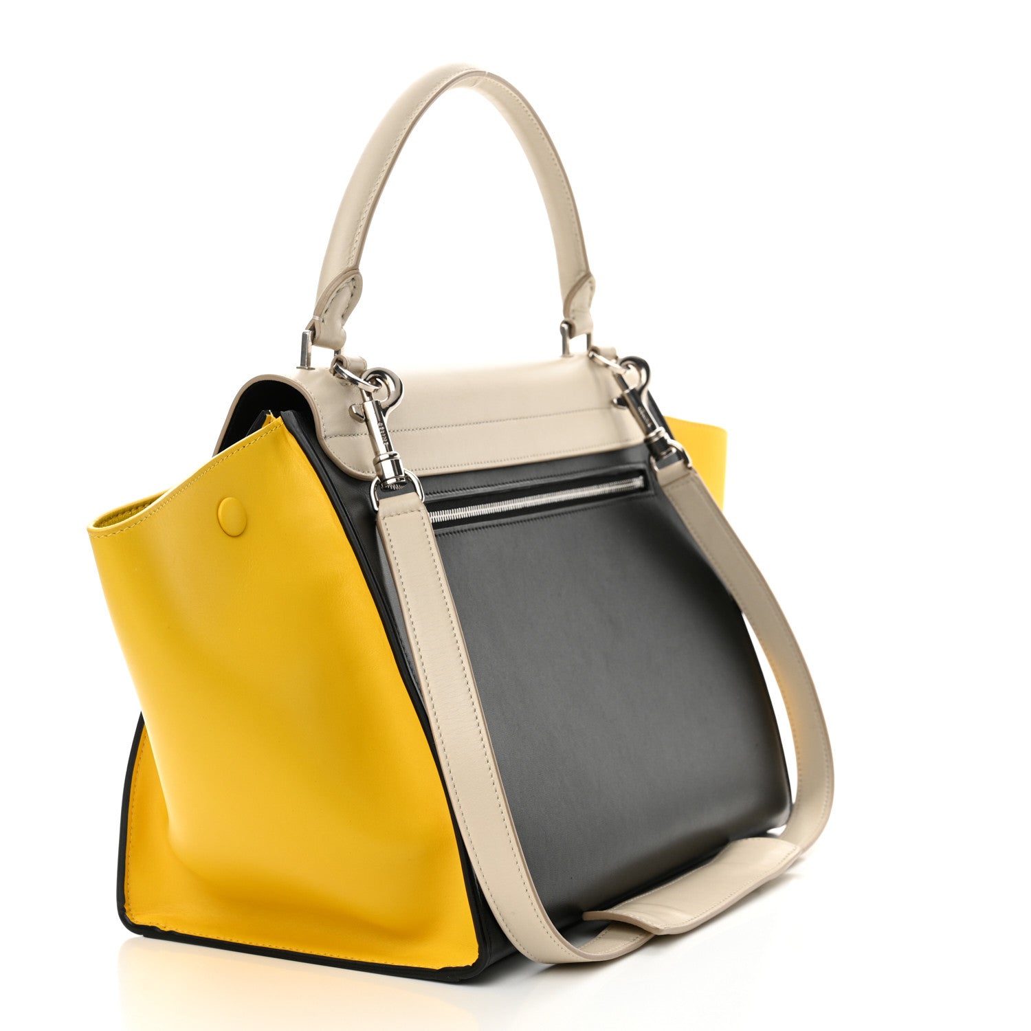 Celine Smooth Calfskin Medium Tri-Color Trapeze Multicolor 3 of 11