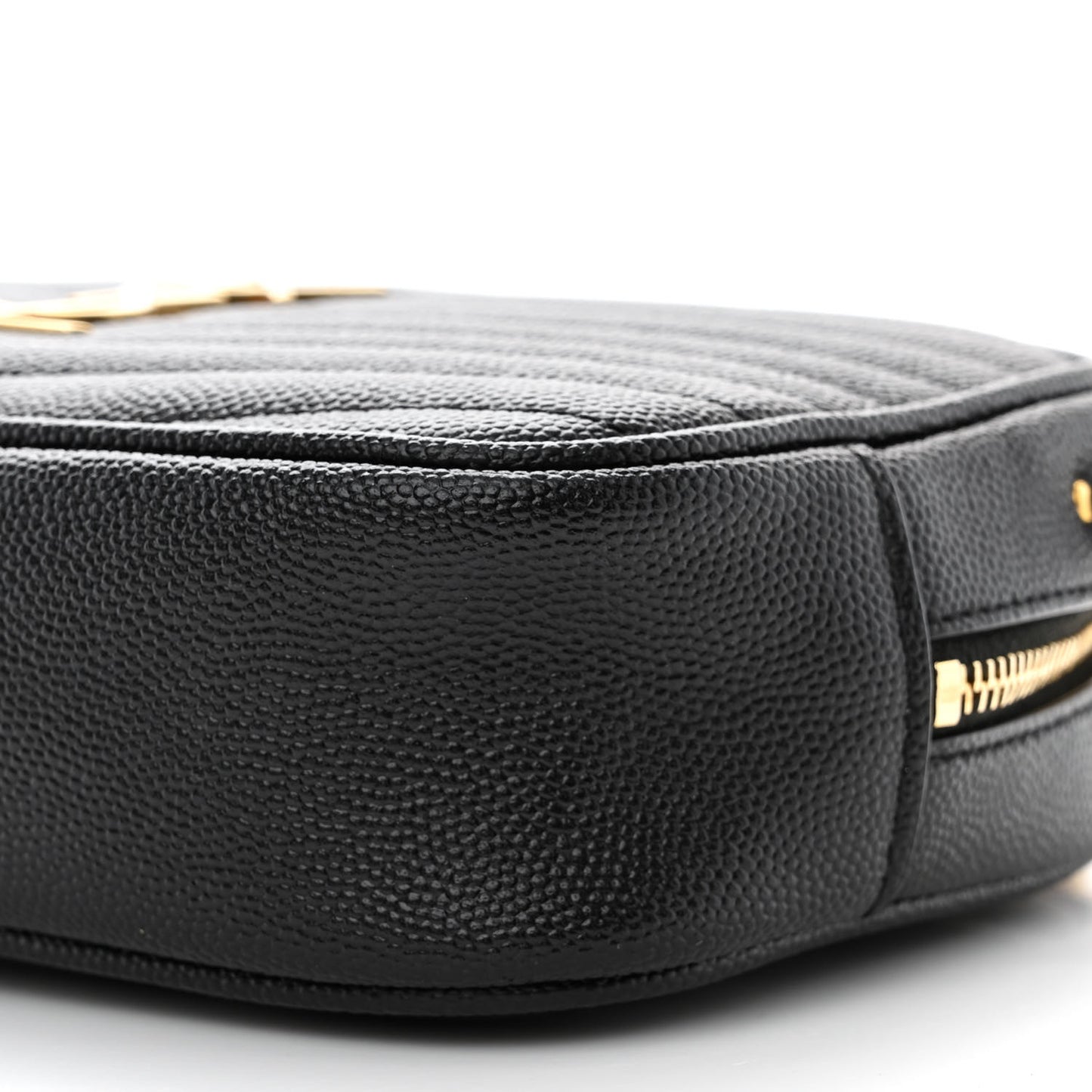 Grain De Poudre Matelasse Monogram Mini Lou Camera Bag Black