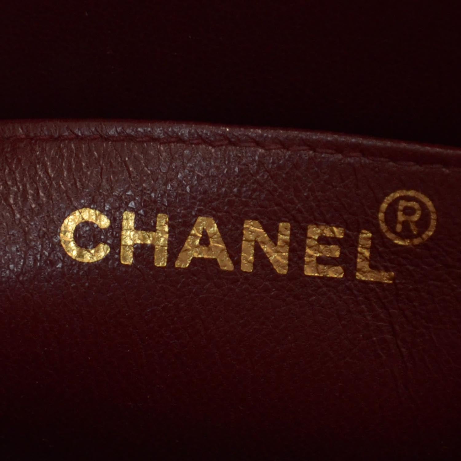 Chanel Lambskin XL Jumbo Flap Black 6 of 9