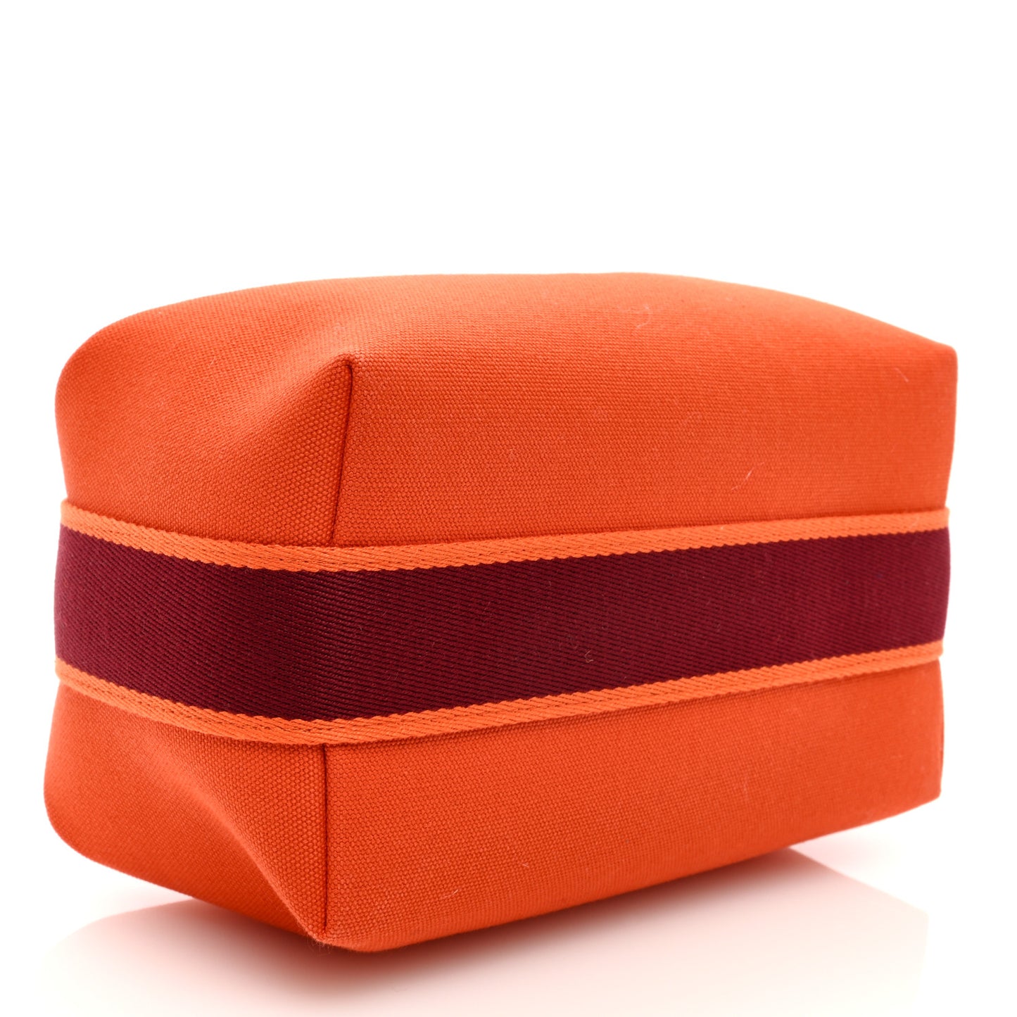 Canvas Small Bride-A-Brac Pouch Orange Burgundy