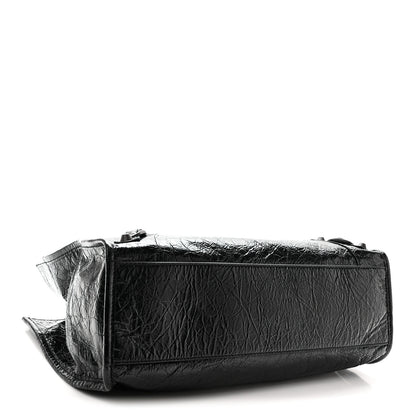 Balenciaga Agneau Arena Classic Hardware Small Le City Tote Black Black 4 of 10