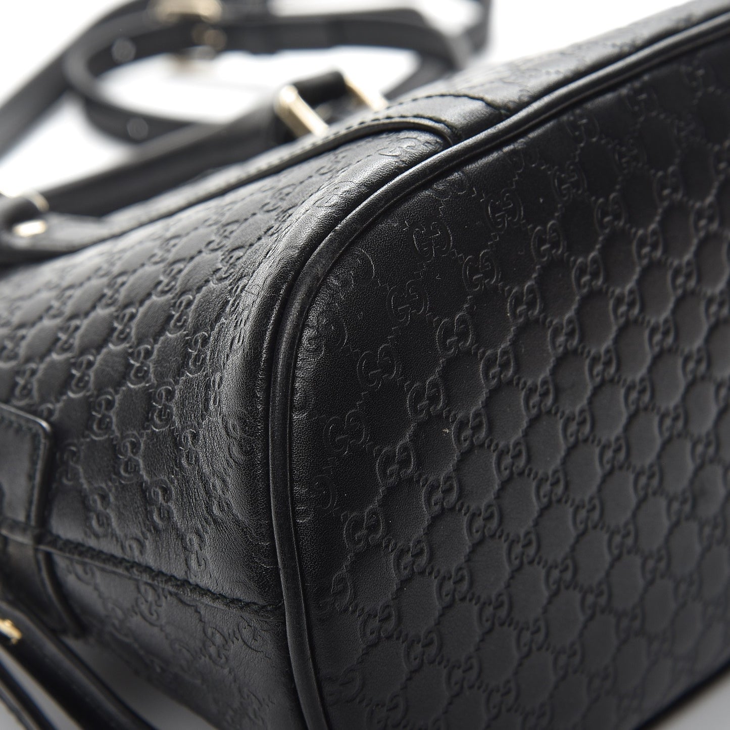 Microguccissima Mini Dome Bag Black