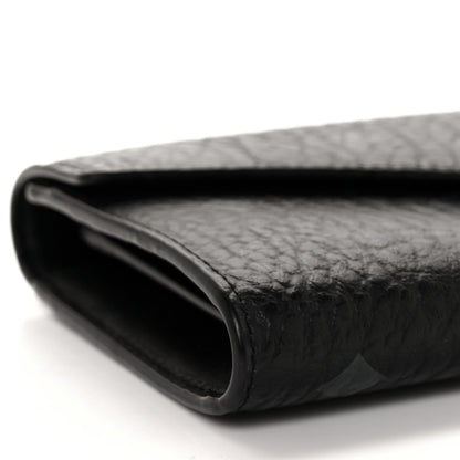 MCM Visetos Large Patricia Wallet On Chain Black 7 of 8