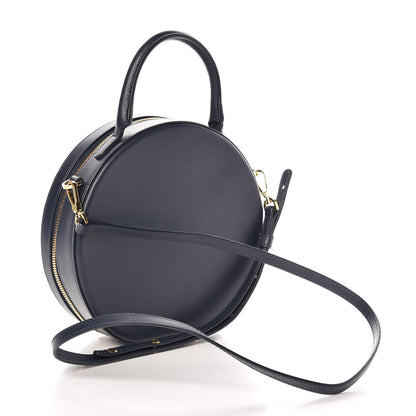 Mansur Gavriel Calfskin Circle Crossbody Bag Blu 3 of 7