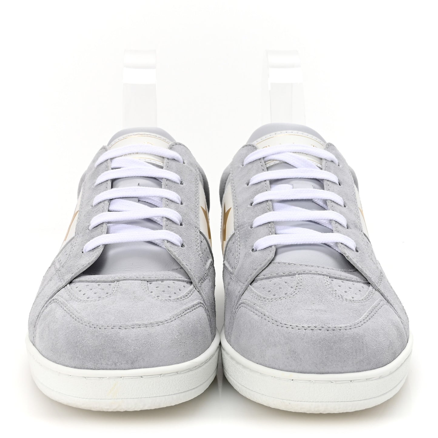 Calfskin Suede Dior Star Low Top Sneaker Mules 36 Azure Pale