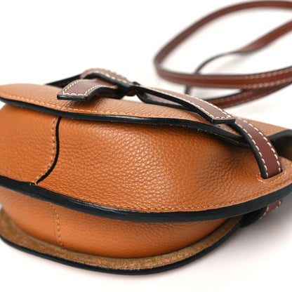 Loewe Grained Calfskin Mini Gate Crossbody Bag Caramel Pecan 10 of 10