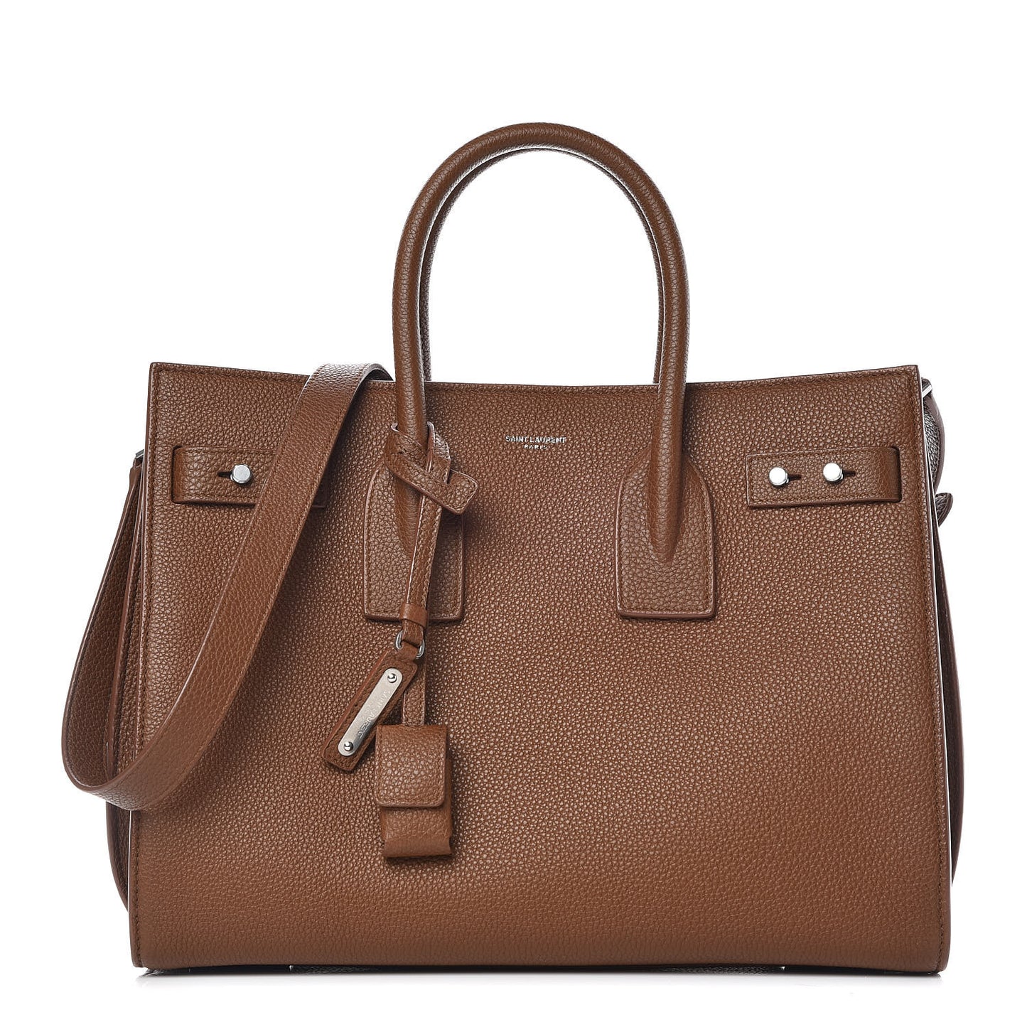 Grained Calfskin Small Supple Sac De Jour Moka