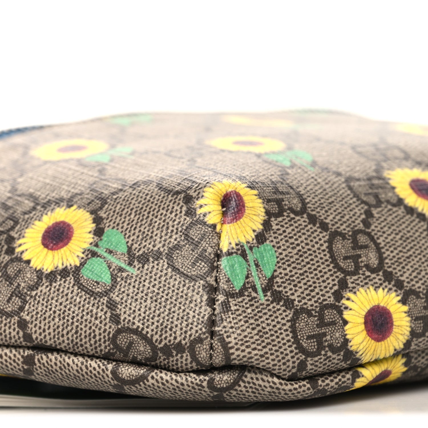 GUCCI花柄ボディバッグ イエローと、GUCCIベルト Gucci GG Supreme Monogram Sunflower Childrens Belt Bag 1818134