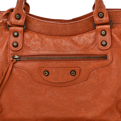 Balenciaga Agneau Classic Hardware City Orange Brulee 9 of 14