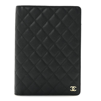 Chanel Caviar Quilted Large Agenda Cover Black 1 of 9