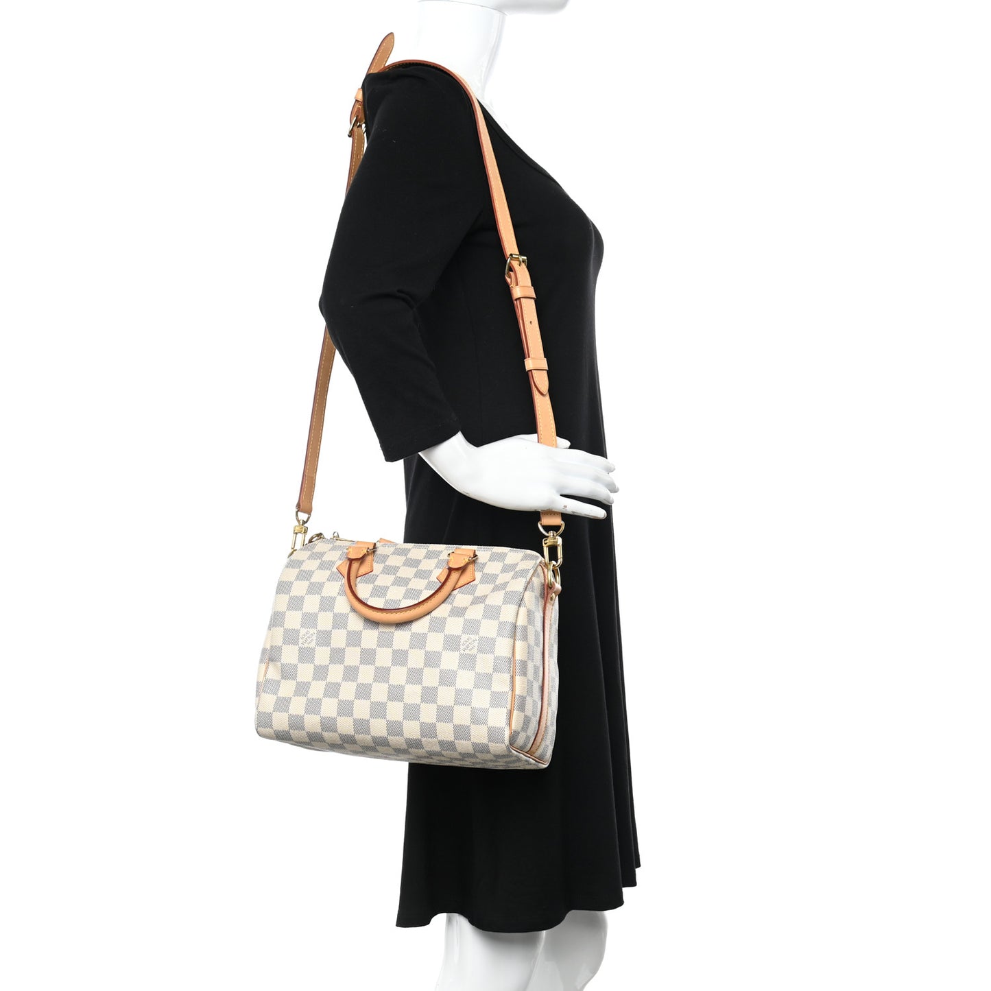 Damier Azur Speedy Bandouliere 25