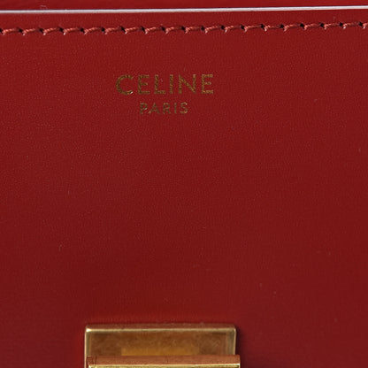 Celine Box Calfskin Teen Classic Box Flap Bag Red 7 of 10