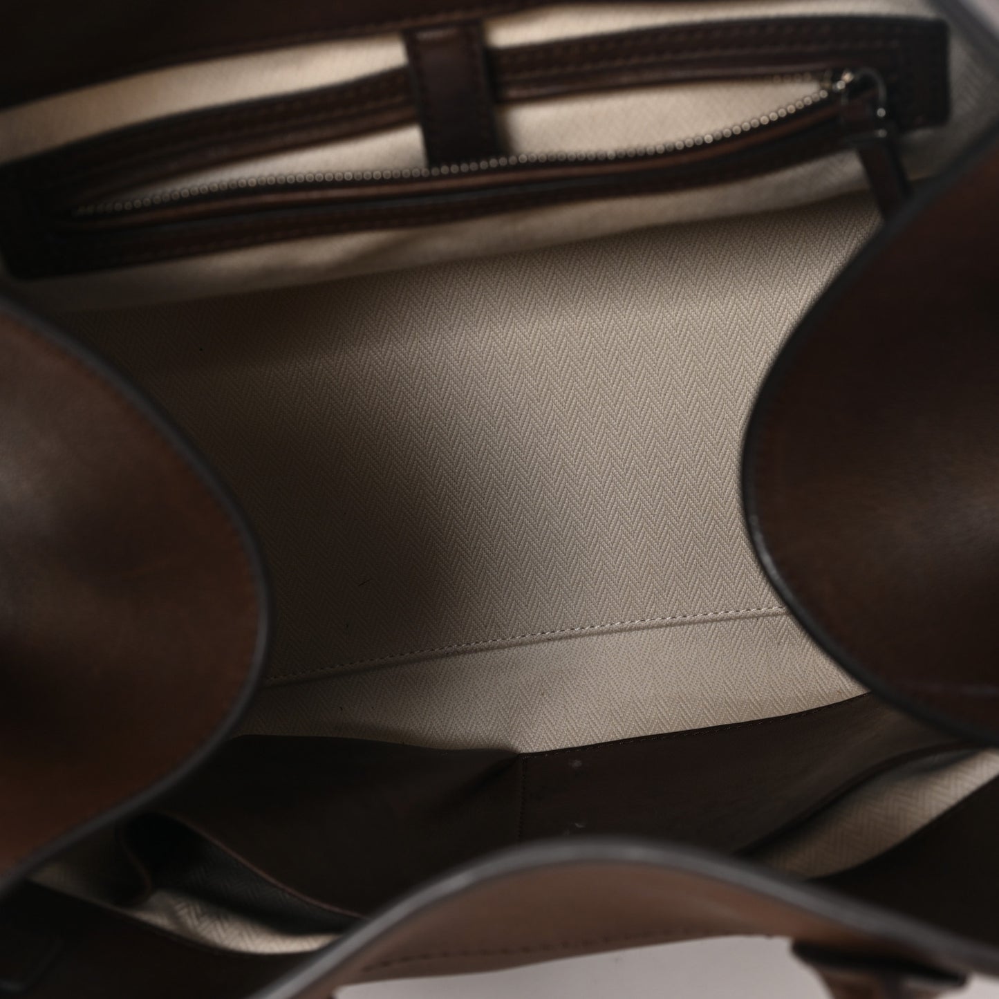 Polished Saddle Calfskin Soft Margaux 15 Chestnut