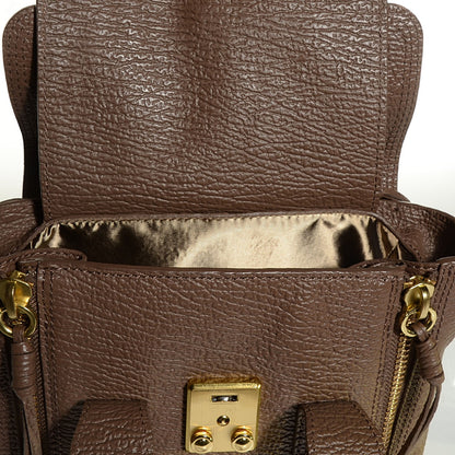 3.1 Phillip Lim 3.1 Textured Calfskin Mini Pashli Satchel Taupe 13 of 26