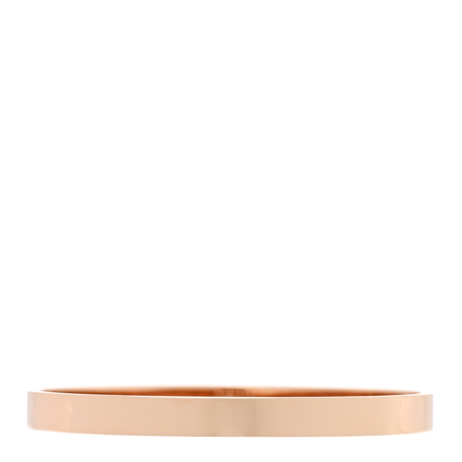 Hermes 18K Rose Gold Diamond PM Kelly Pave Bracelet SH 2 of 4