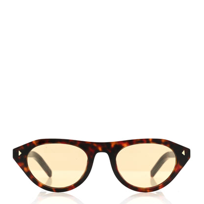 Prada Acetate Iconic Metal Plaque Sunglasses SPR B15 Chamomile 2 of 7