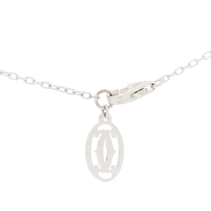 Cartier 18K White Gold Diamond SM D'Amour Pendant Necklace 3 of 4