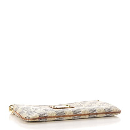 Louis Vuitton Damier Azur Pochette Milla MM 4 of 10
