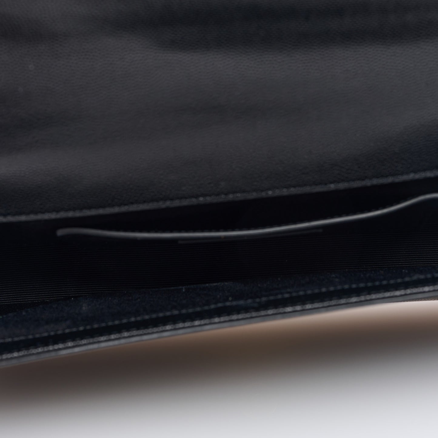 Grain De Poudre Monogram Cassandre Clutch Black