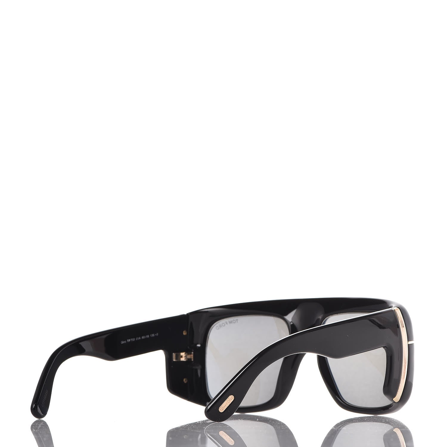 Tom Ford Square Gino Sunglasses TF733 Black 4 of 8